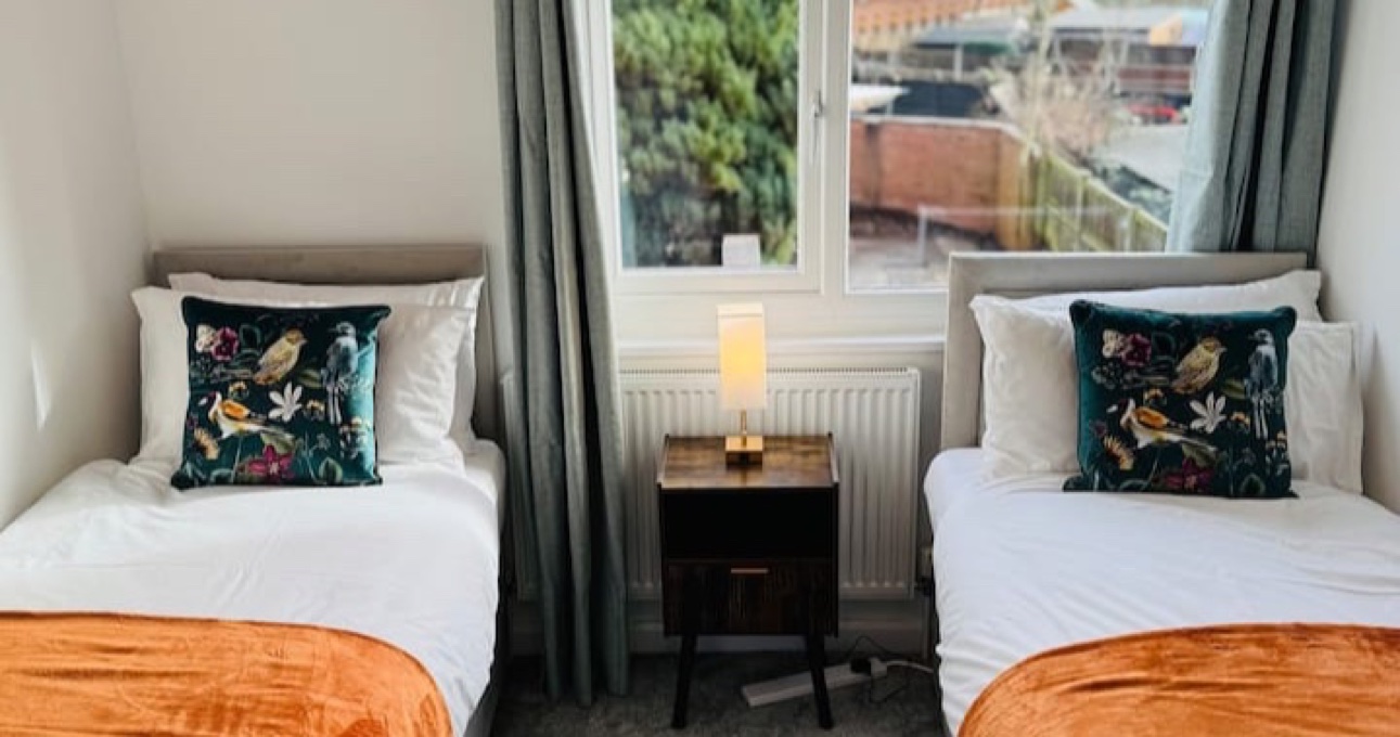 Living area in Warwick house