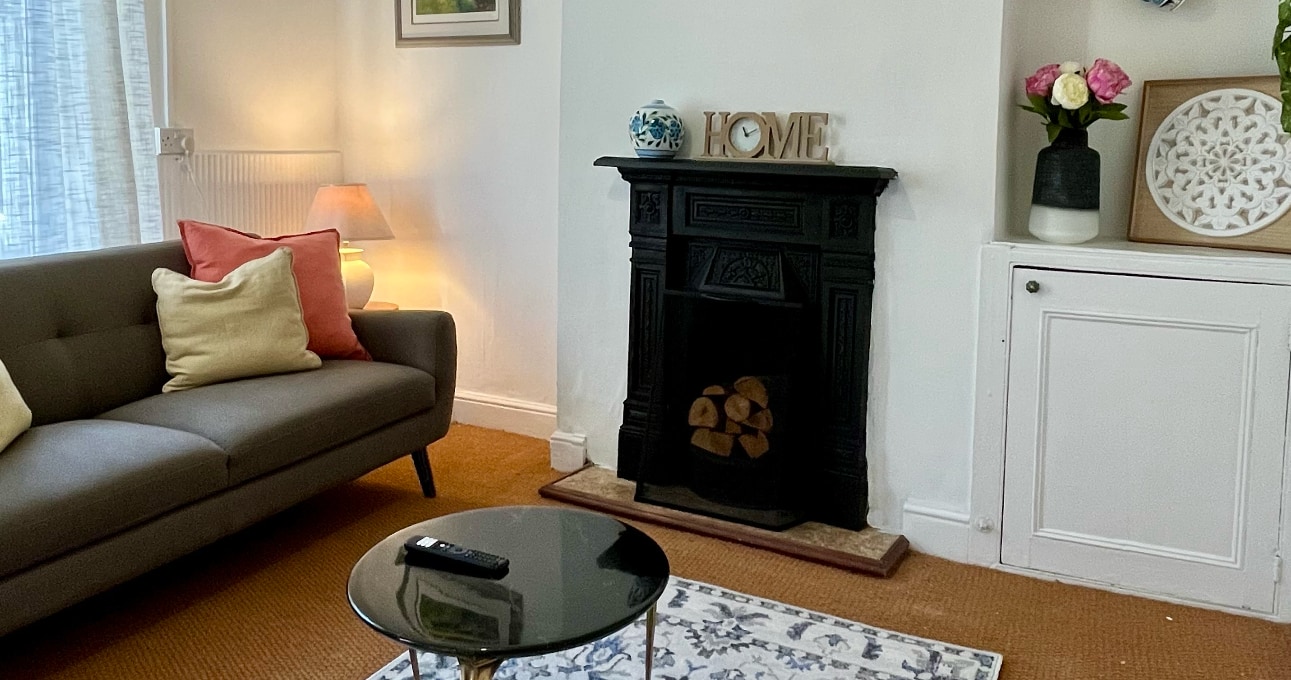 Cosy living room in Cotswolds property