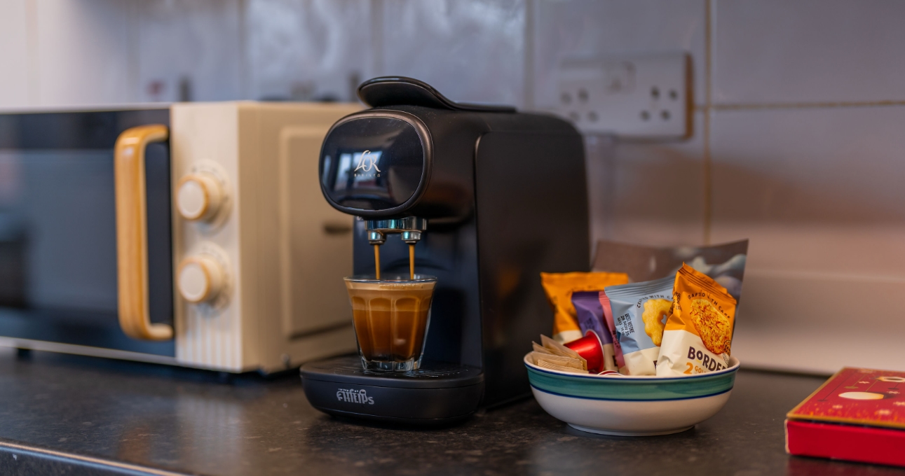 Garden view of Coventry contractor house